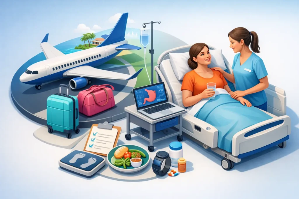 Postoperative Support After Bariatric Travel