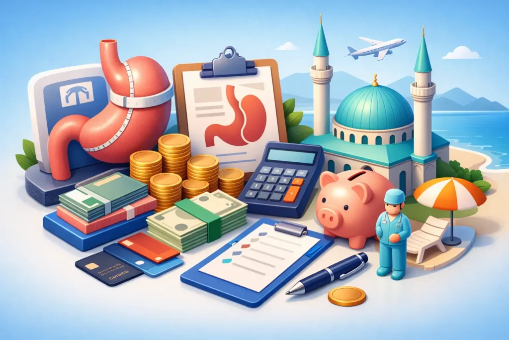 Bariatric surgery payment plan options Turkey