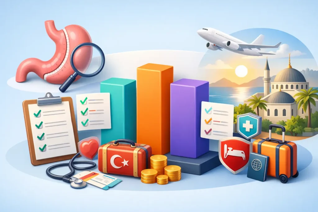 Turkey Gastric Sleeve Package Comparison Chart