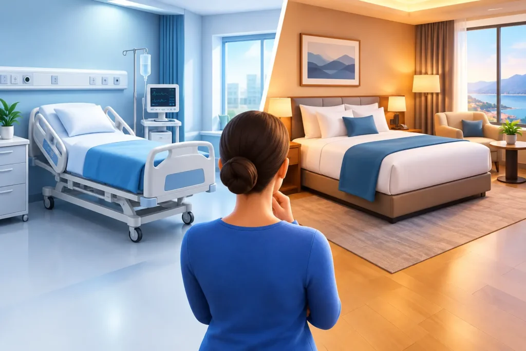Hospital Versus Hotel Recovery: What Fits You?
